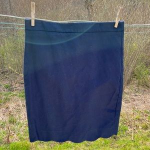 J. Crew Scallop Trim Skirt